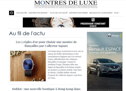 Montres de luxe